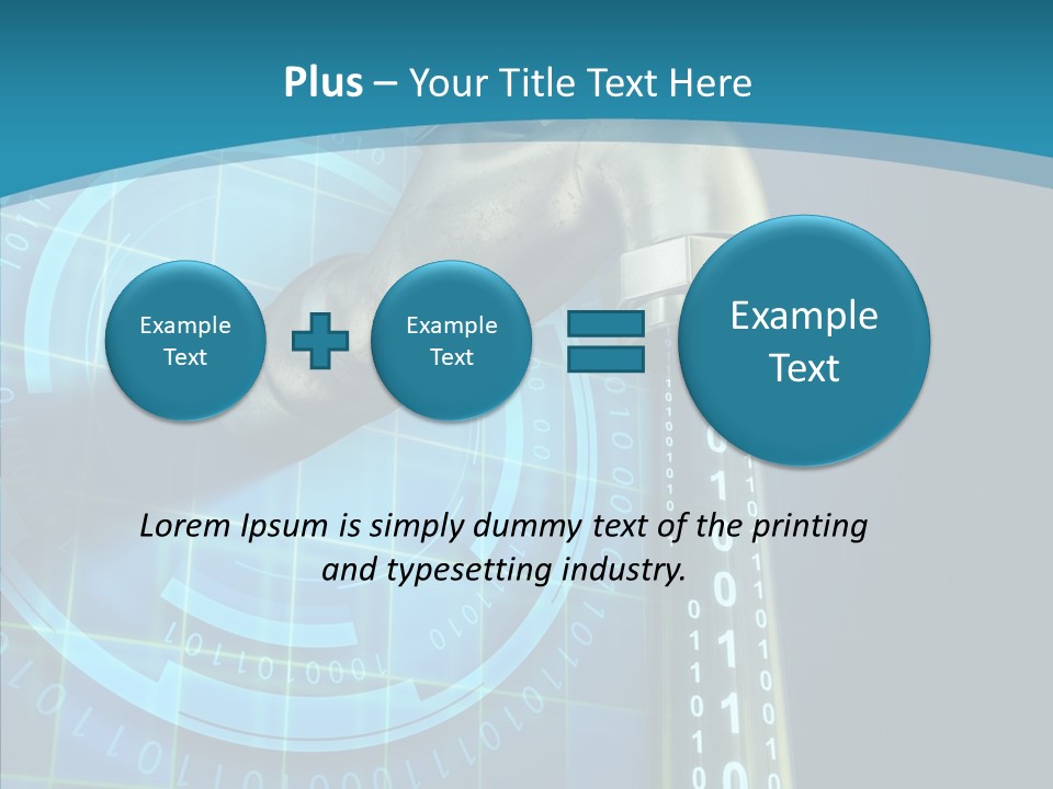 Digital Steel Wire PowerPoint Template