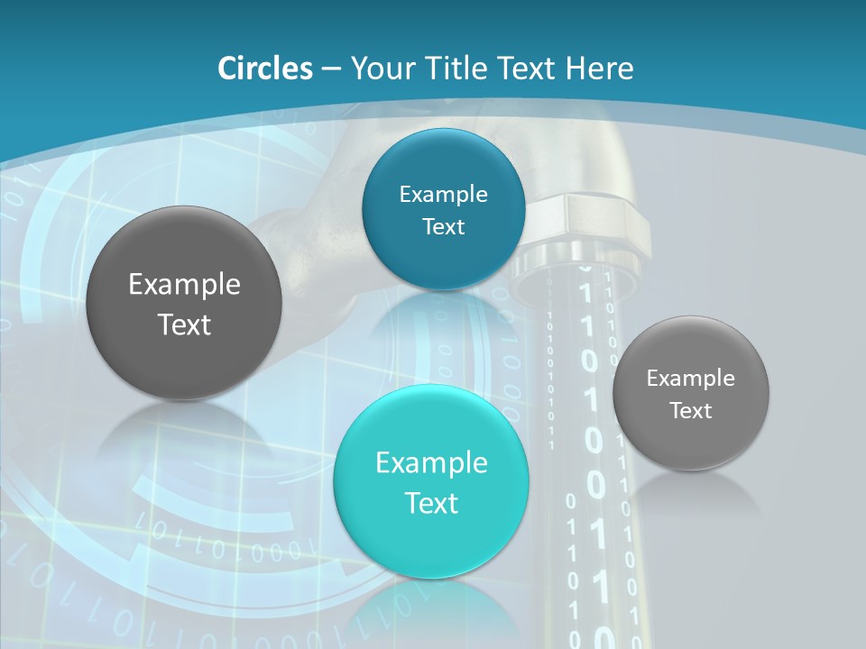 Digital Steel Wire PowerPoint Template