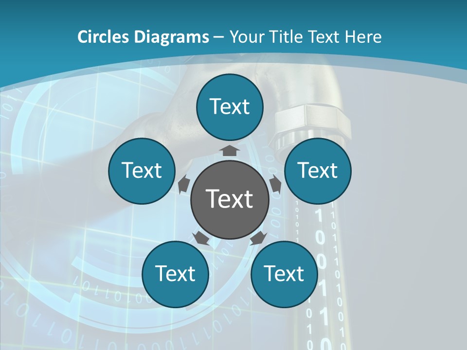 Digital Steel Wire PowerPoint Template