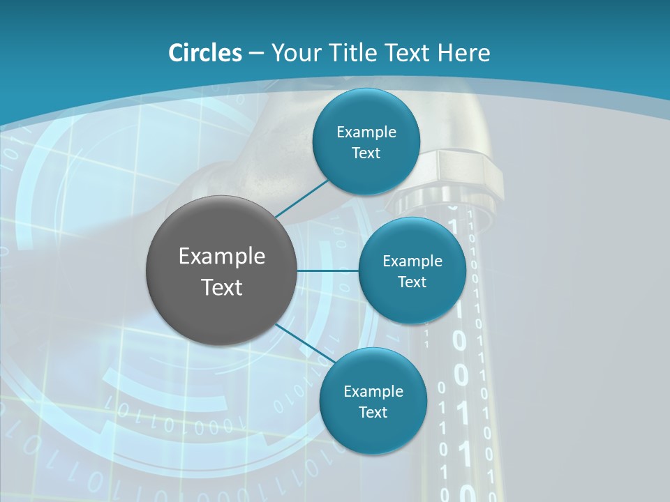 Digital Steel Wire PowerPoint Template