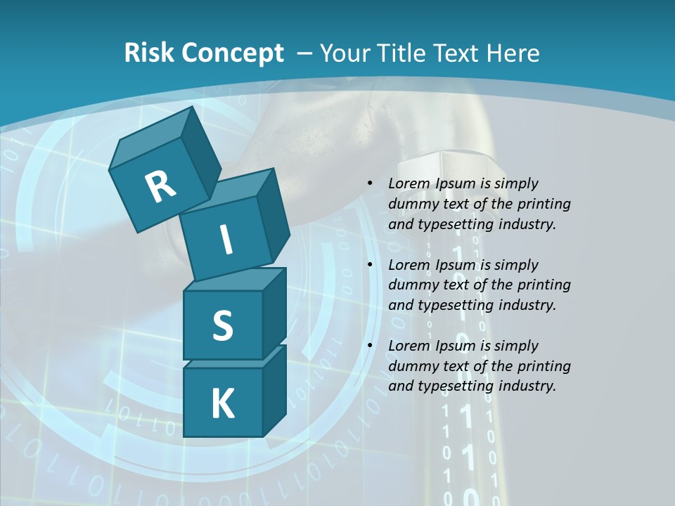 Digital Steel Wire PowerPoint Template