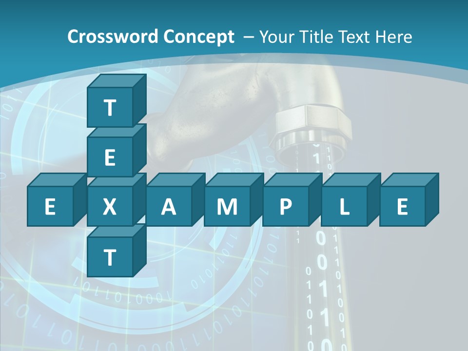 Digital Steel Wire PowerPoint Template