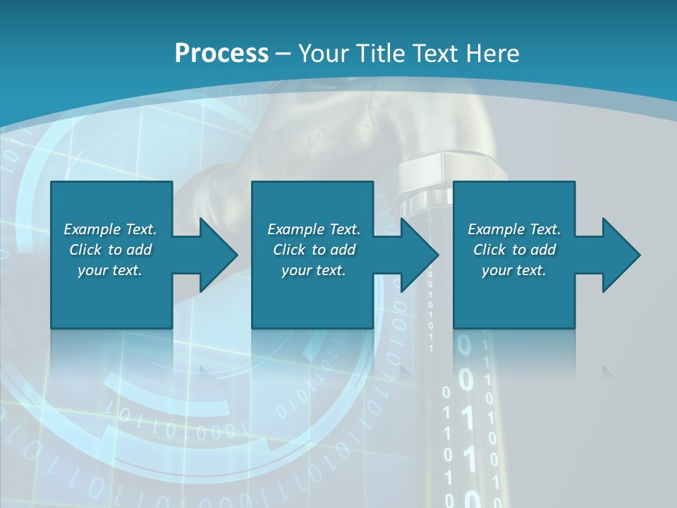 Digital Steel Wire PowerPoint Template