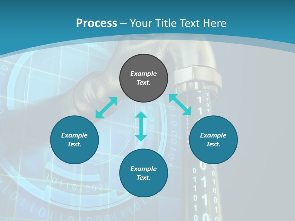 Digital Steel Wire PowerPoint Template