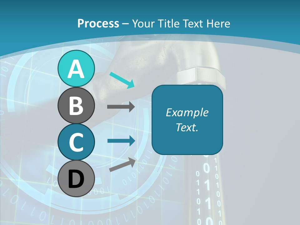 Digital Steel Wire PowerPoint Template