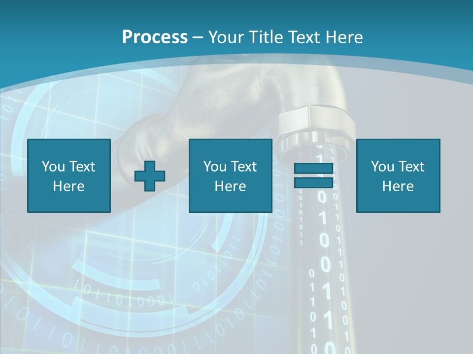 Digital Steel Wire PowerPoint Template