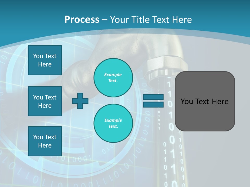 Digital Steel Wire PowerPoint Template