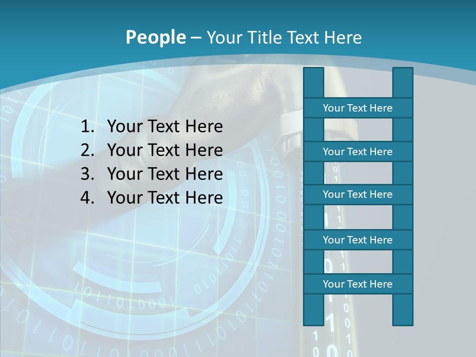 Digital Steel Wire PowerPoint Template