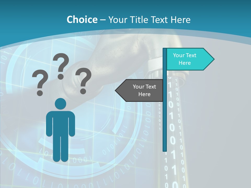 Digital Steel Wire PowerPoint Template