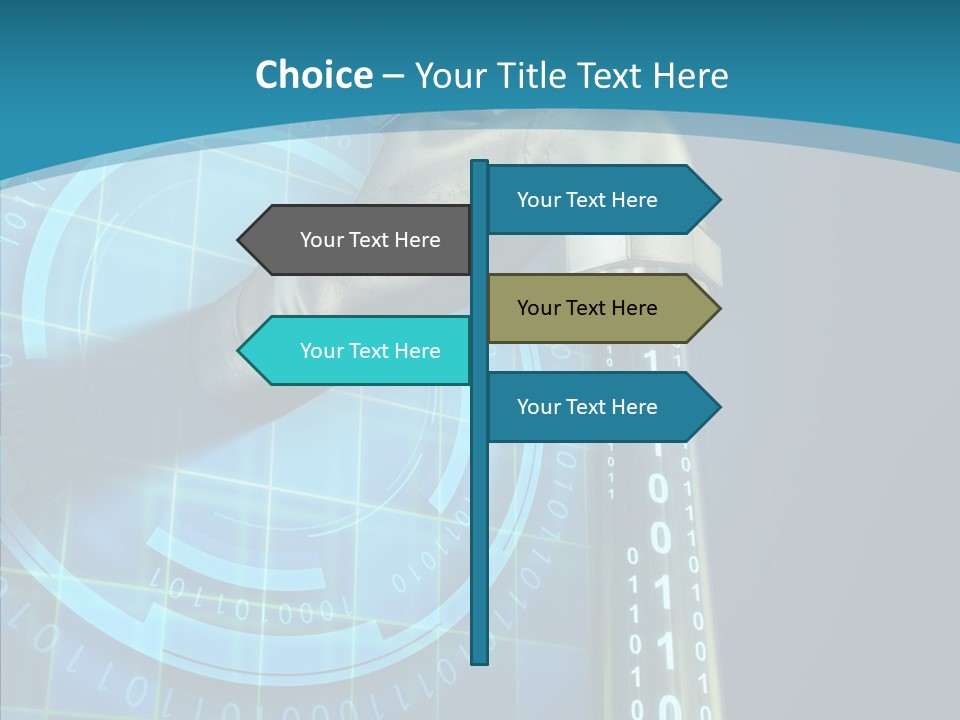 Digital Steel Wire PowerPoint Template