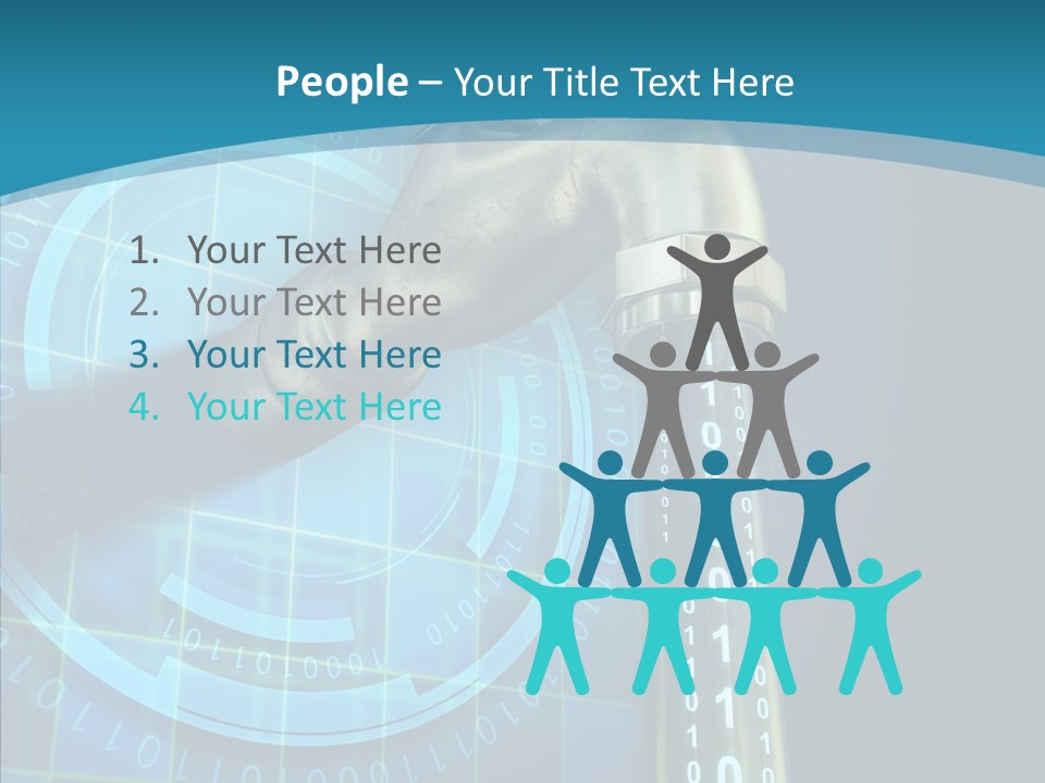 Digital Steel Wire PowerPoint Template