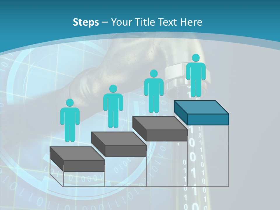 Digital Steel Wire PowerPoint Template