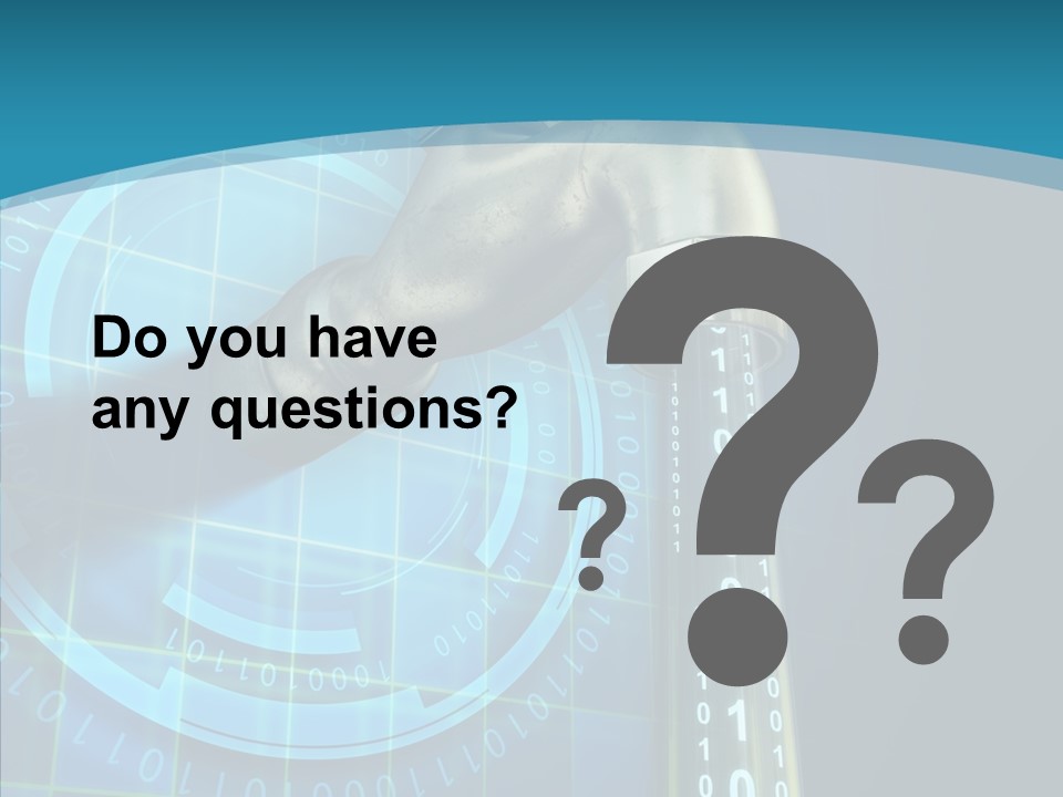 Digital Steel Wire PowerPoint Template