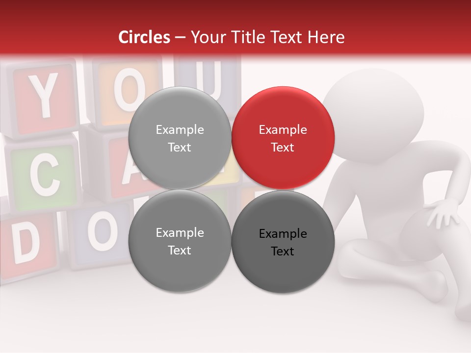 Manager Word Multicolored PowerPoint Template