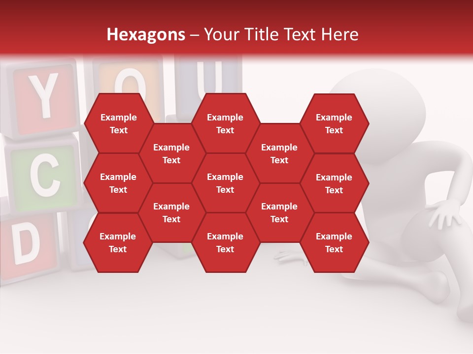 Manager Word Multicolored PowerPoint Template