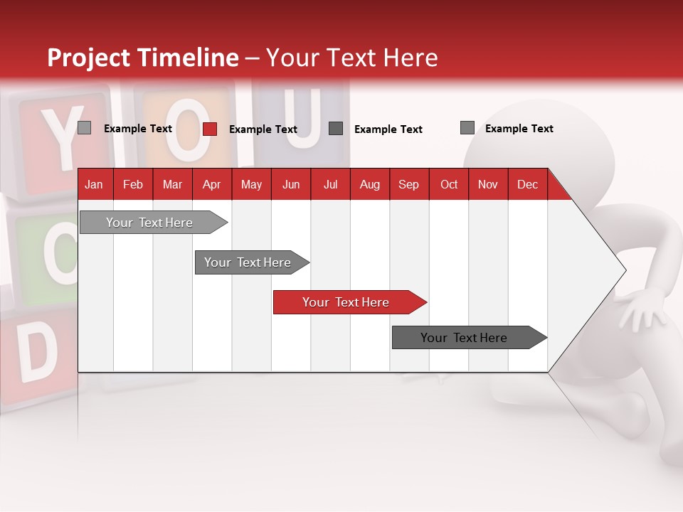 Manager Word Multicolored PowerPoint Template