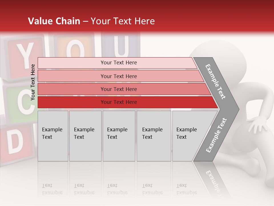 Manager Word Multicolored PowerPoint Template