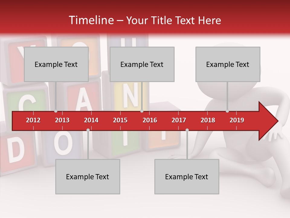 Manager Word Multicolored PowerPoint Template
