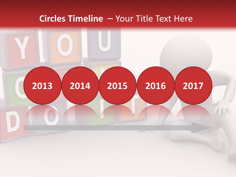 Manager Word Multicolored PowerPoint Template