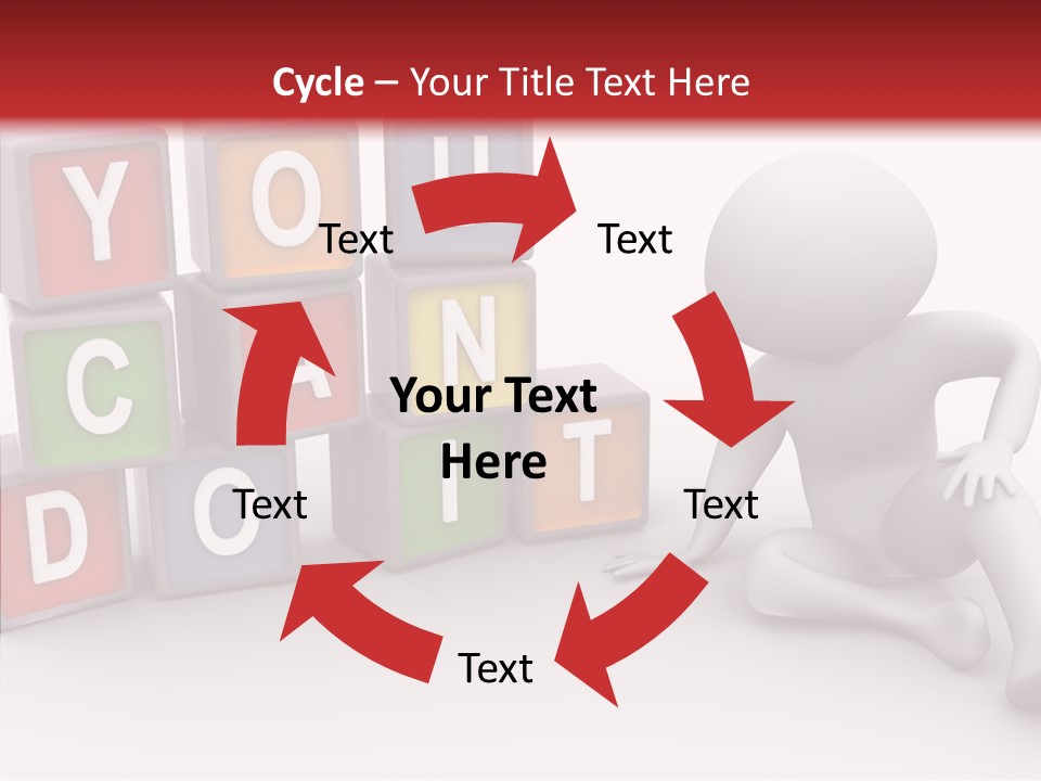 Manager Word Multicolored PowerPoint Template