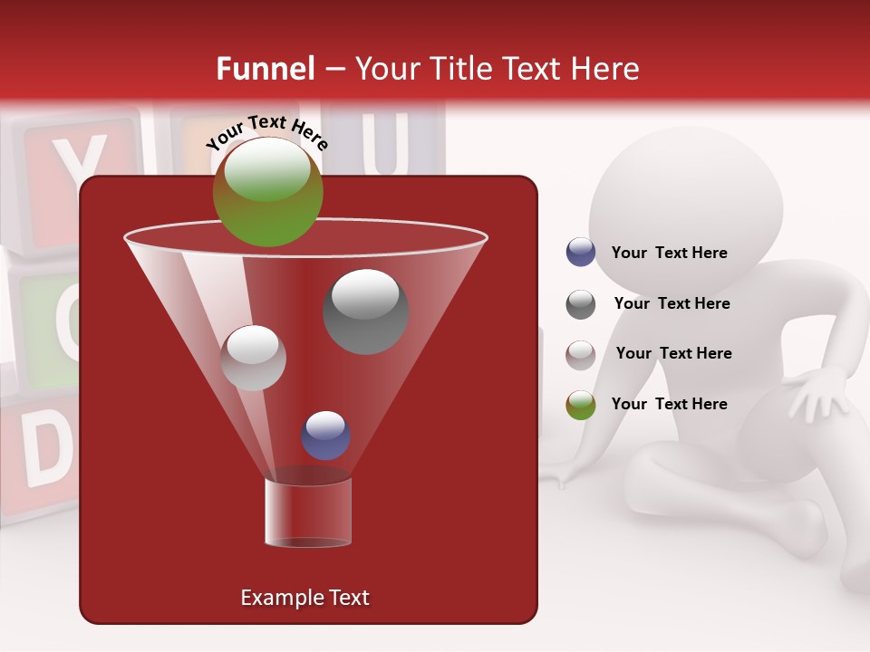 Manager Word Multicolored PowerPoint Template