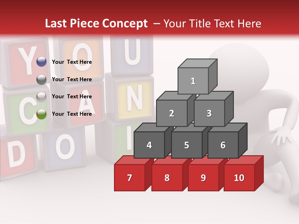 Manager Word Multicolored PowerPoint Template