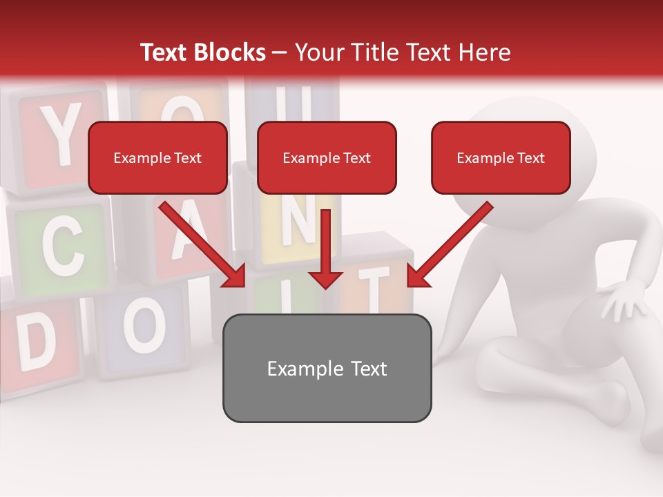 Manager Word Multicolored PowerPoint Template