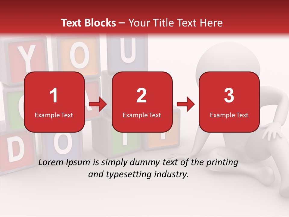 Manager Word Multicolored PowerPoint Template