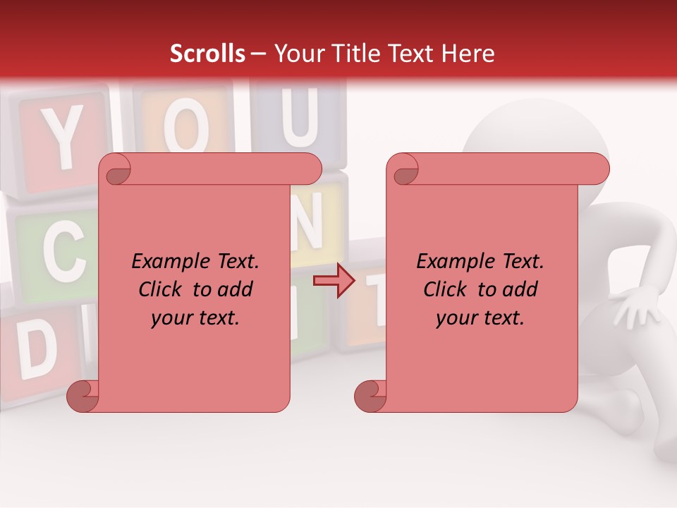 Manager Word Multicolored PowerPoint Template