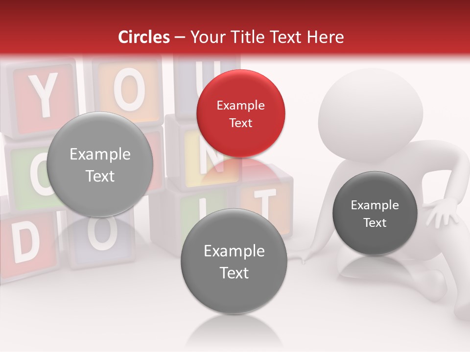 Manager Word Multicolored PowerPoint Template