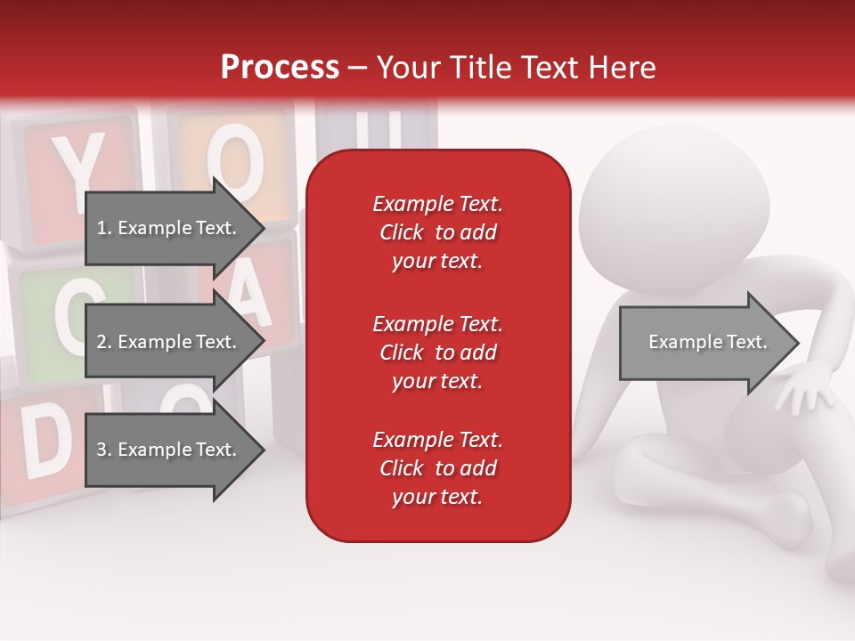 Manager Word Multicolored PowerPoint Template