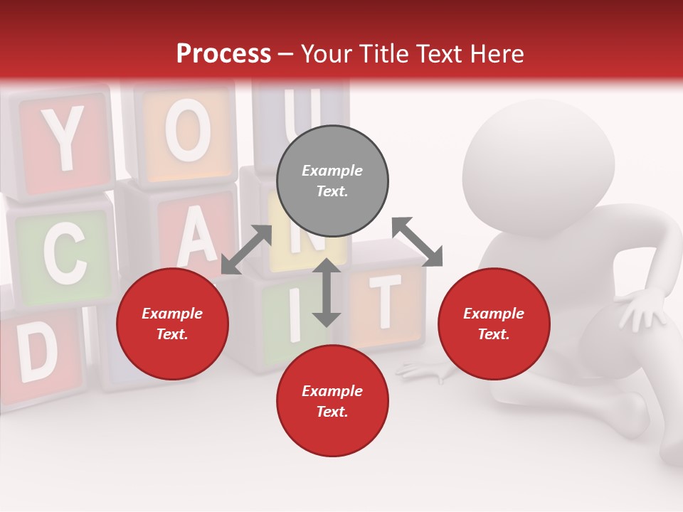 Manager Word Multicolored PowerPoint Template