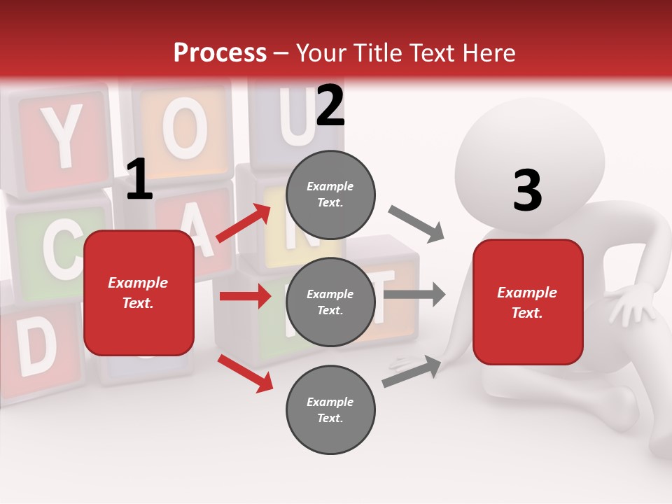 Manager Word Multicolored PowerPoint Template