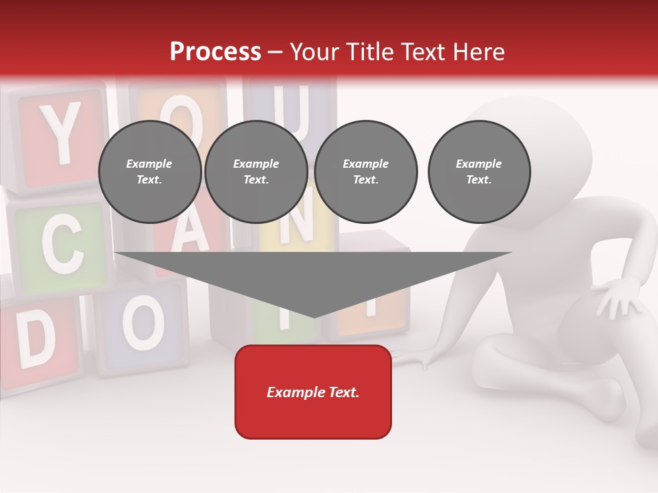 Manager Word Multicolored PowerPoint Template