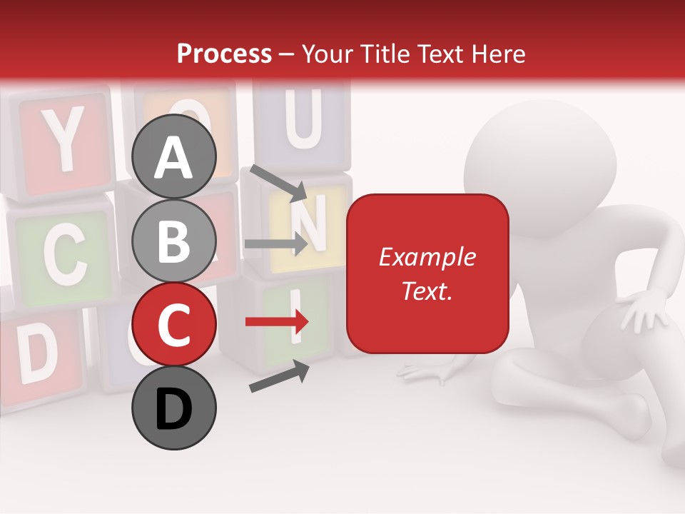 Manager Word Multicolored PowerPoint Template