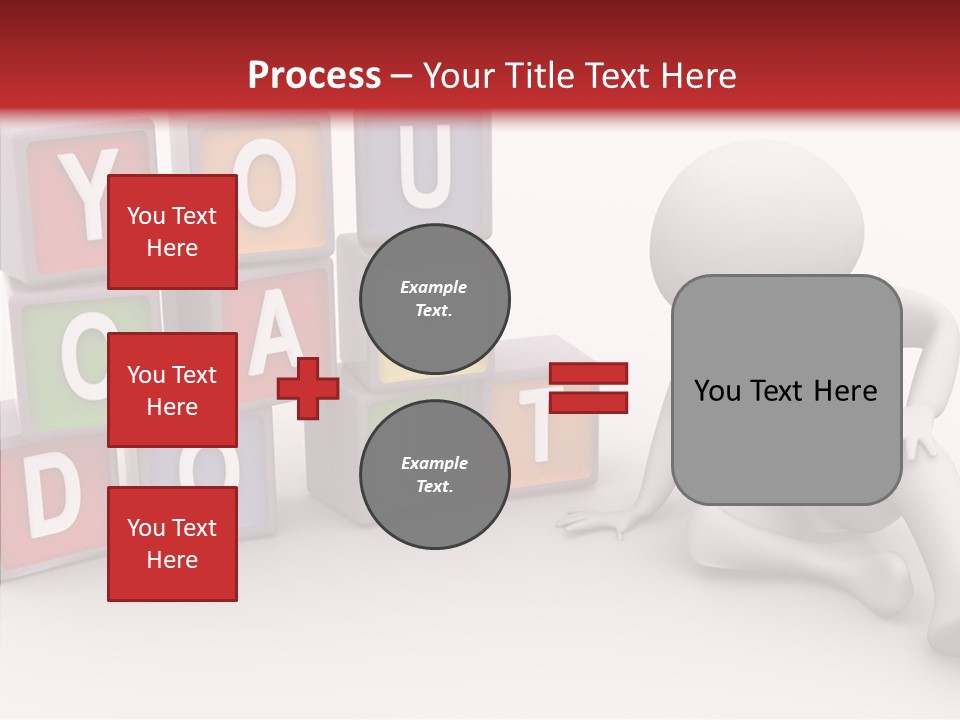 Manager Word Multicolored PowerPoint Template