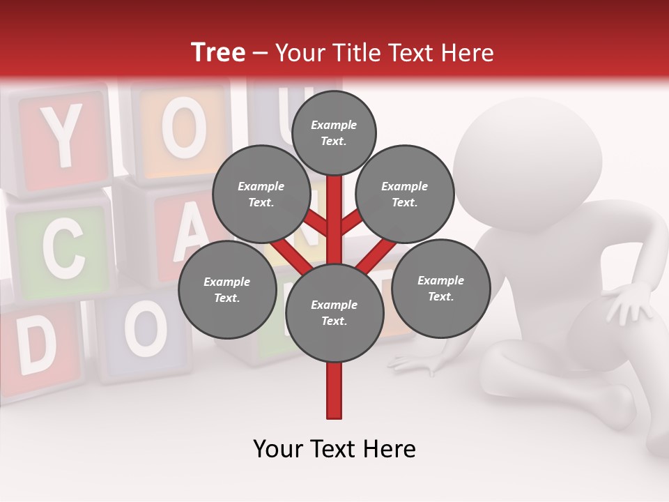 Manager Word Multicolored PowerPoint Template