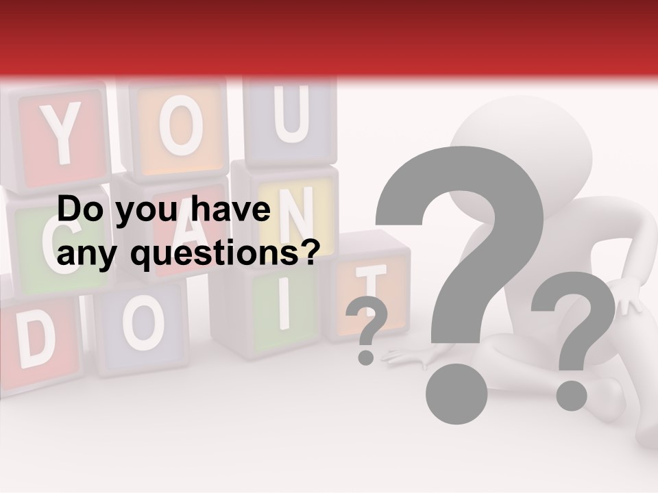 Manager Word Multicolored PowerPoint Template