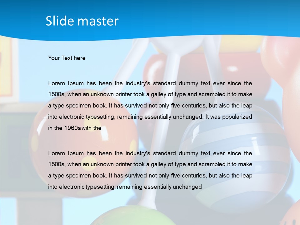 Small Kid Baby PowerPoint Template