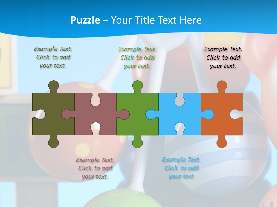 Small Kid Baby PowerPoint Template