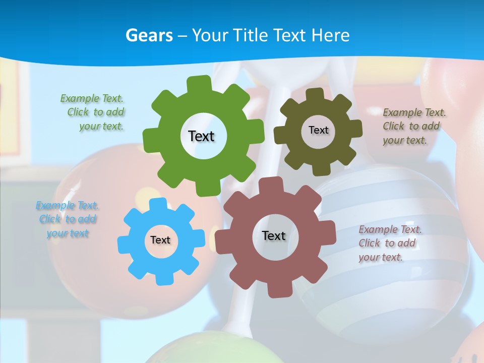 Small Kid Baby PowerPoint Template