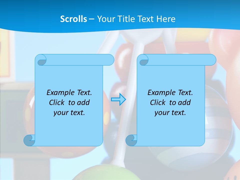 Small Kid Baby PowerPoint Template