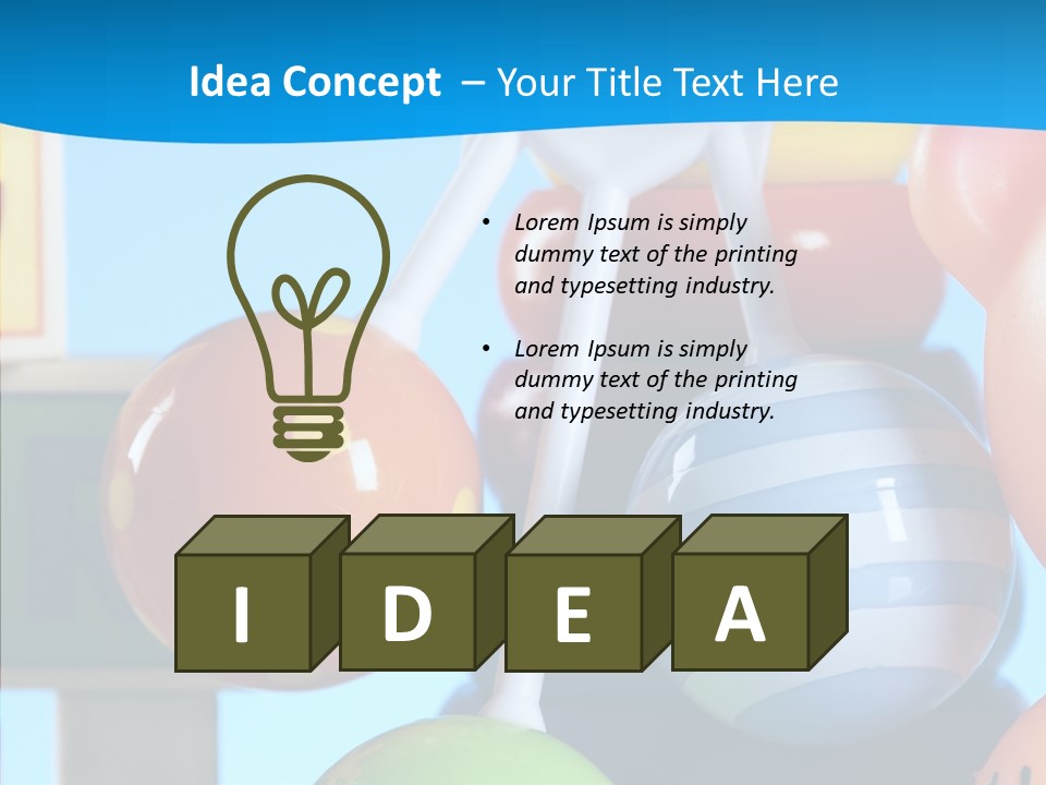 Small Kid Baby PowerPoint Template