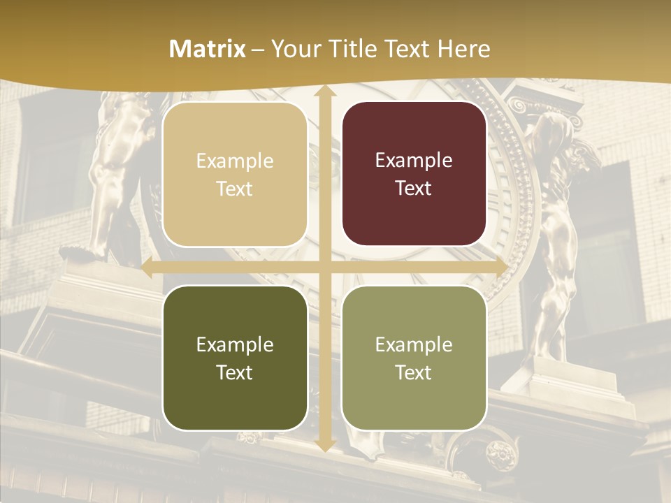 Office Street Downtown PowerPoint Template