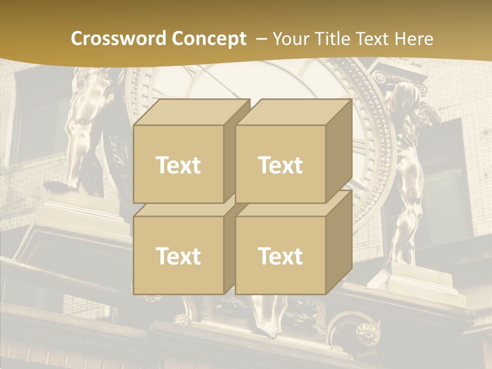 Office Street Downtown PowerPoint Template