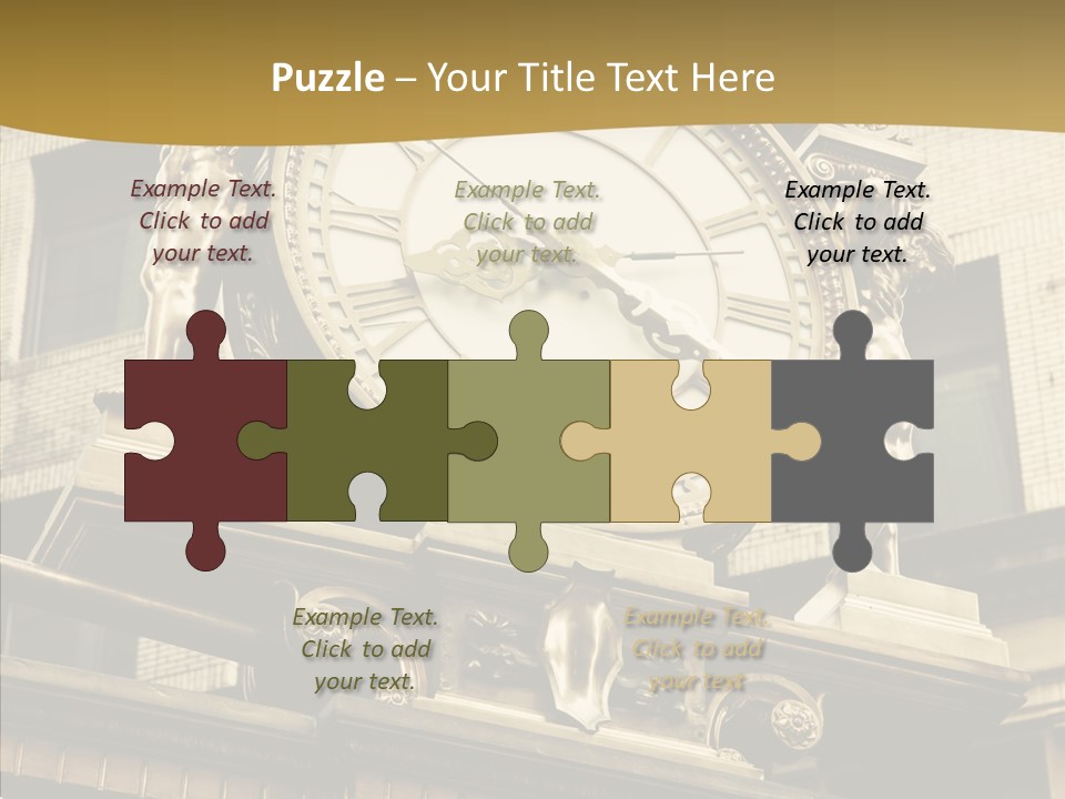 Office Street Downtown PowerPoint Template