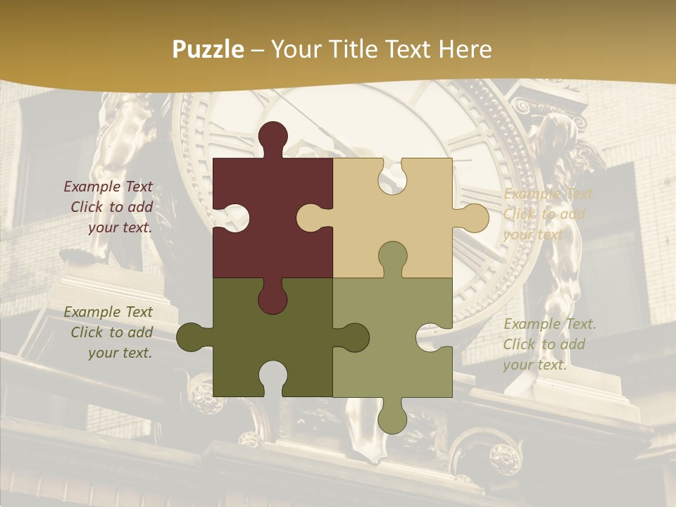 Office Street Downtown PowerPoint Template