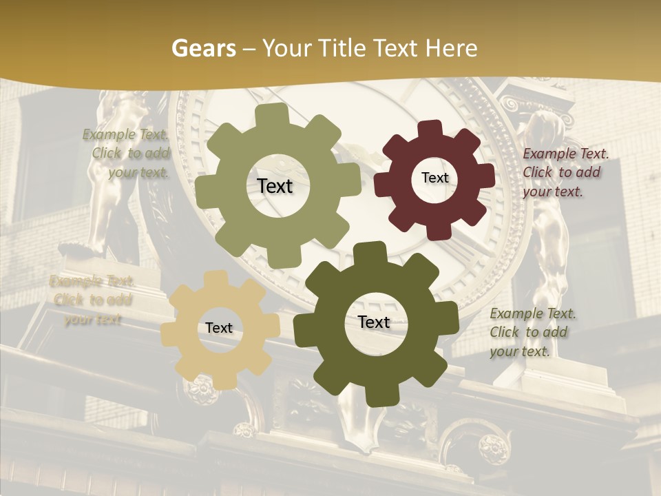 Office Street Downtown PowerPoint Template