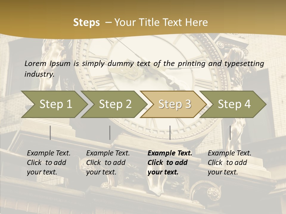 Office Street Downtown PowerPoint Template