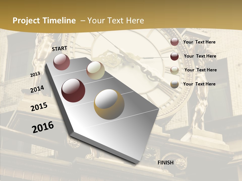 Office Street Downtown PowerPoint Template